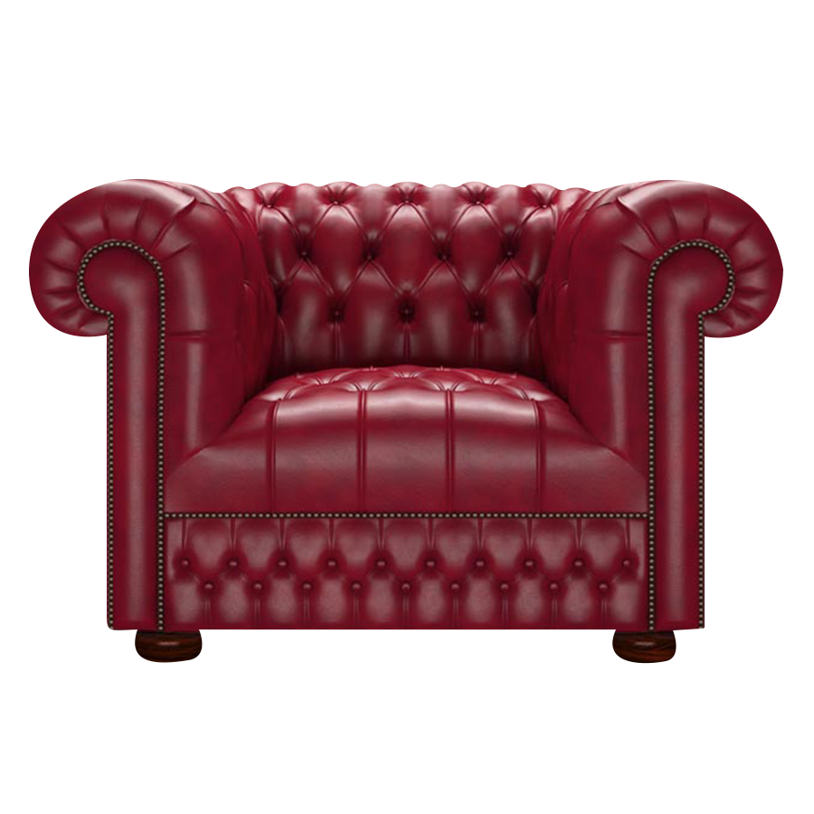 Cromwell Chesterfield Fåtölj Old English Gamay