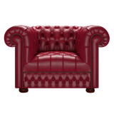Cromwell Chesterfield Fåtölj Old English Gamay
