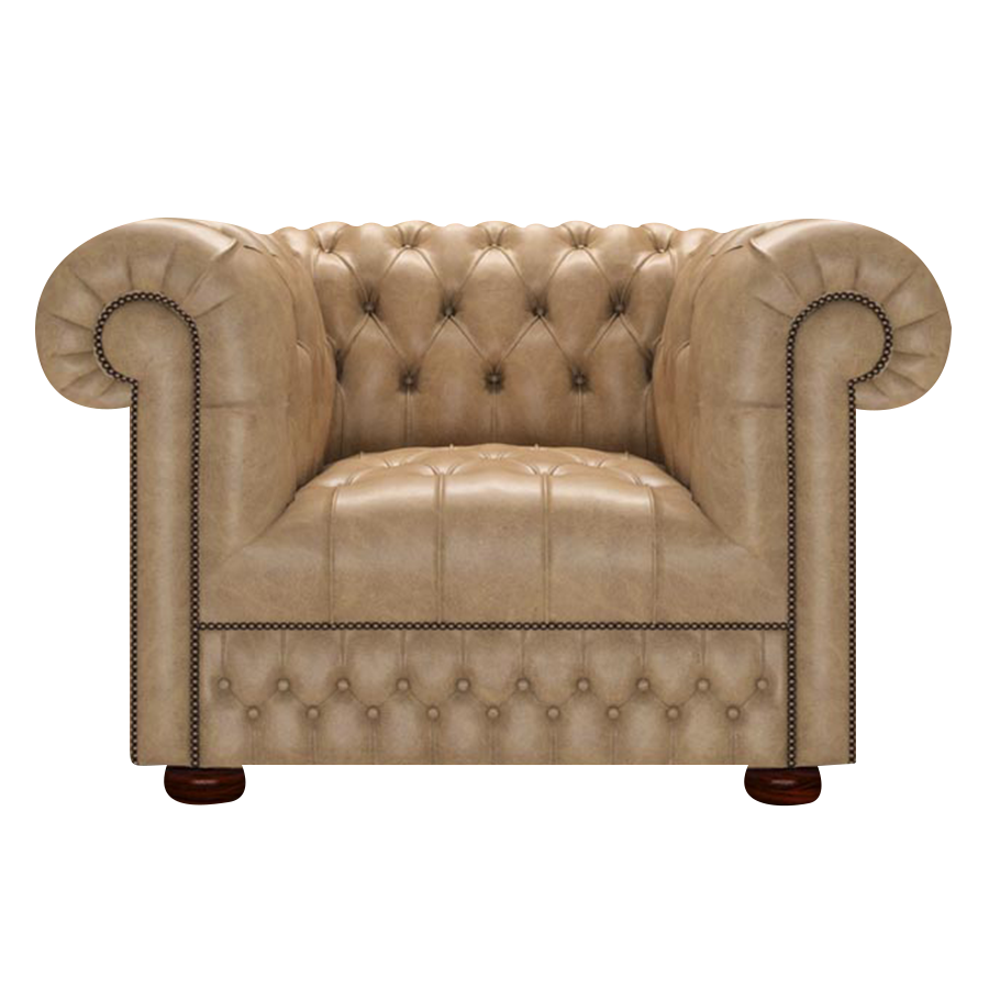 Cromwell Chesterfield Fåtölj Old English Parchment