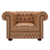 Cromwell Chesterfield Fåtölj Old English Tan