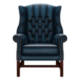 Darwin Chesterfield Fåtölj Antique Blue