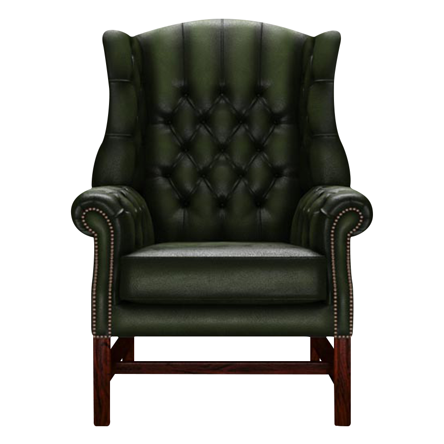 Darwin Chesterfield Fåtölj Antique Green
