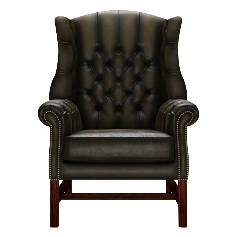 Darwin Chesterfield Fåtölj Antique Olive
