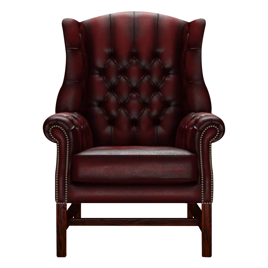 Darwin Chesterfield Fåtölj Antique Red