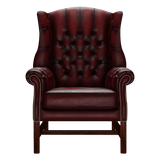 Darwin Chesterfield Fåtölj Antique Red