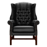 Darwin Chesterfield Fåtölj Birch Black