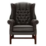 Darwin Chesterfield Fåtölj Birch Brown