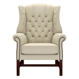Darwin Chesterfield Fåtölj Birch Ivory