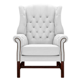 Darwin Chesterfield Fåtölj Birch White