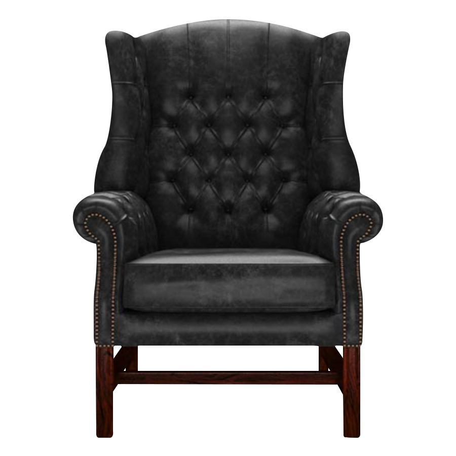 Darwin Chesterfield Fåtölj Etna Black
