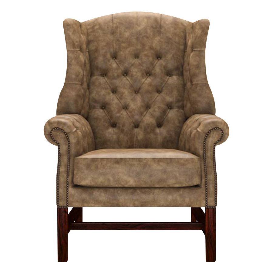 Darwin Chesterfield Fåtölj Etna Camel