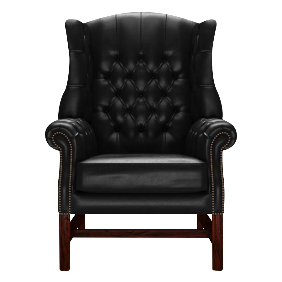 Darwin Chesterfield Fåtölj Old English Black