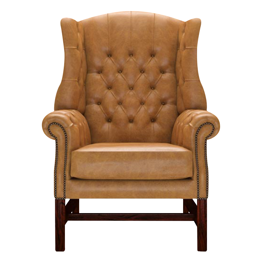 Darwin Chesterfield Fåtölj Old English Buckskin