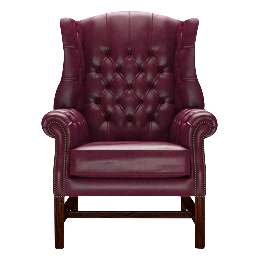 Darwin Chesterfield Fåtölj Old English Burgundy