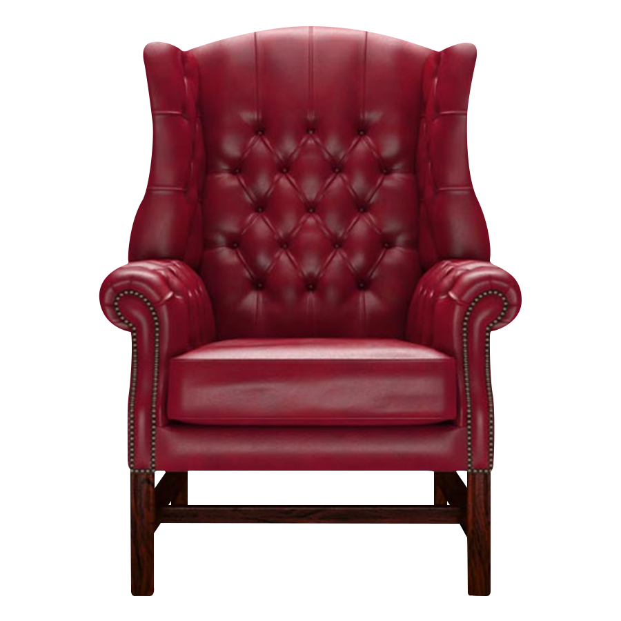 Darwin Chesterfield Fåtölj Old English Gamay