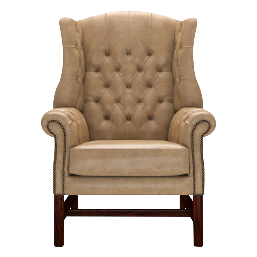Darwin Chesterfield Fåtölj Old English Parchment