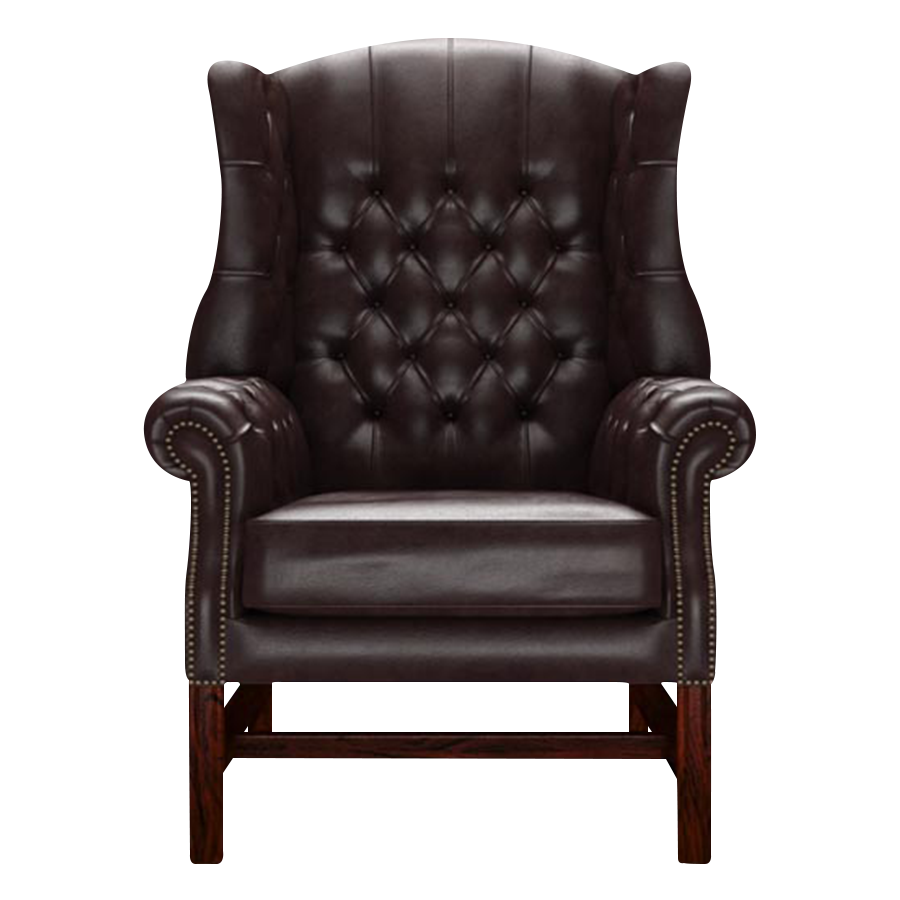 Darwin Chesterfield Fåtölj Old English Smoke
