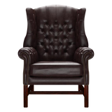 Darwin Chesterfield Fåtölj Old English Smoke