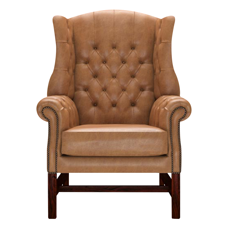 Darwin Chesterfield Fåtölj Old English Tan
