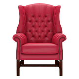 Darwin Chesterfield Fåtölj Shelly Flame Red