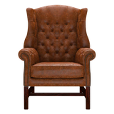 Darwin Chesterfield Fåtölj Tudor Chestnut