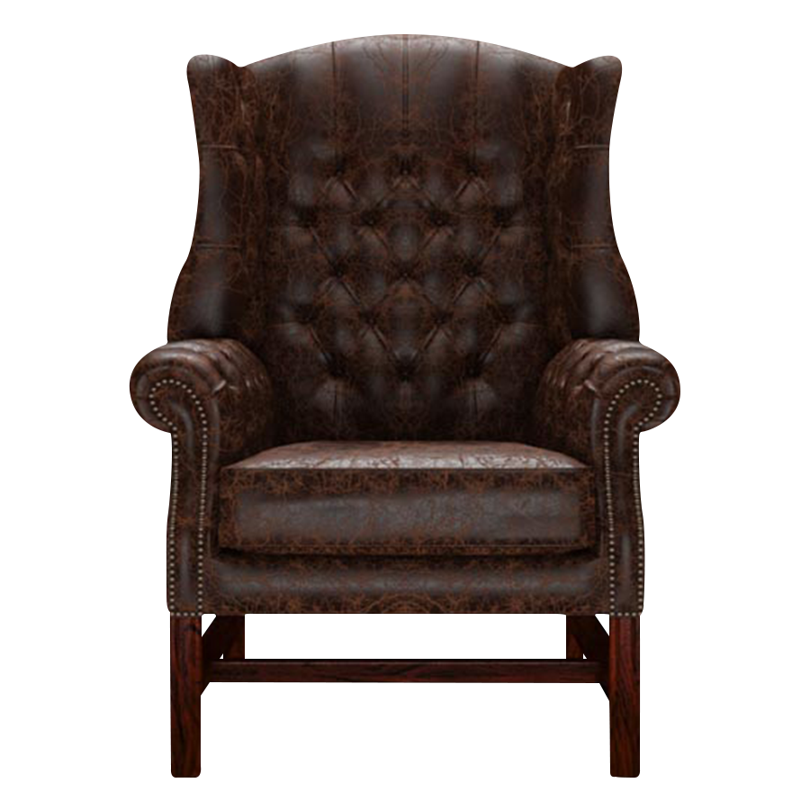 Darwin Chesterfield Fåtölj Tudor Mahogany