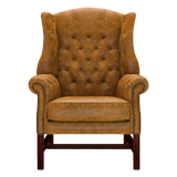 Darwin Chesterfield Fåtölj Tudor Mustard