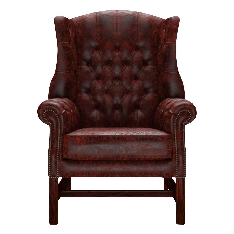 Darwin Chesterfield Fåtölj Tudor Oxblood