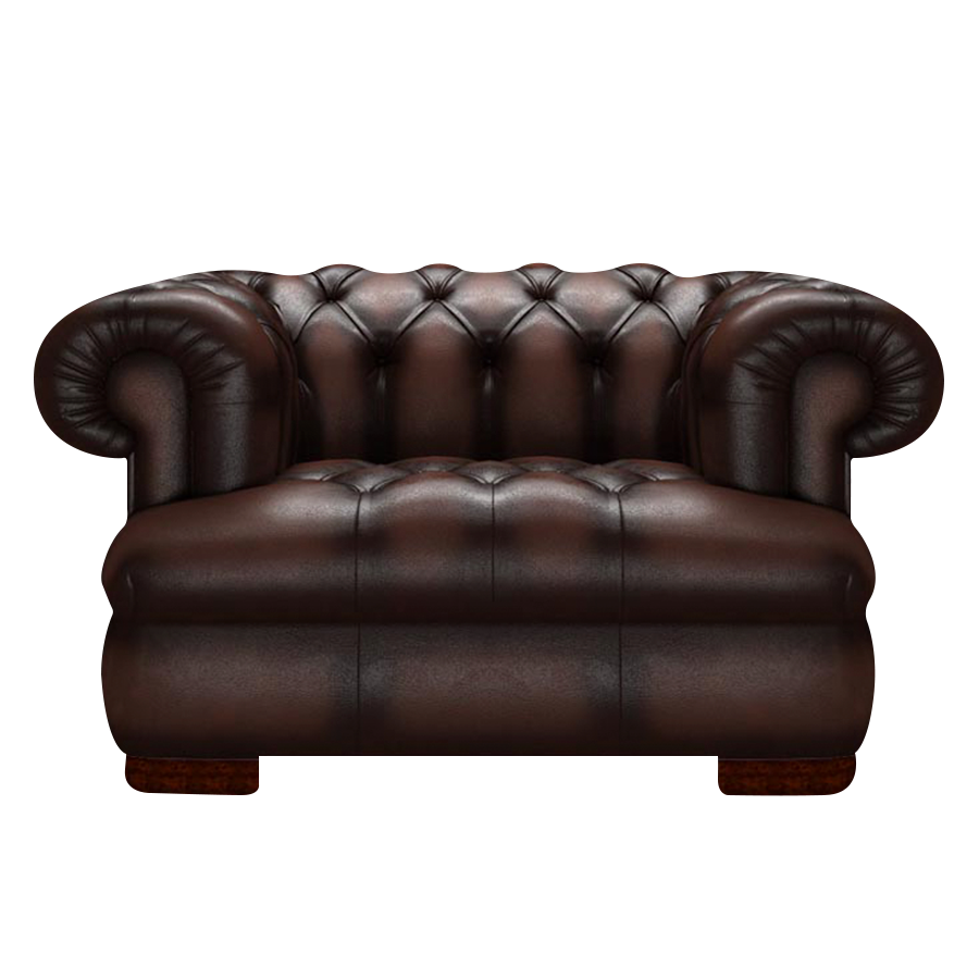 Drake Chesterfield Fåtölj Antique Brown