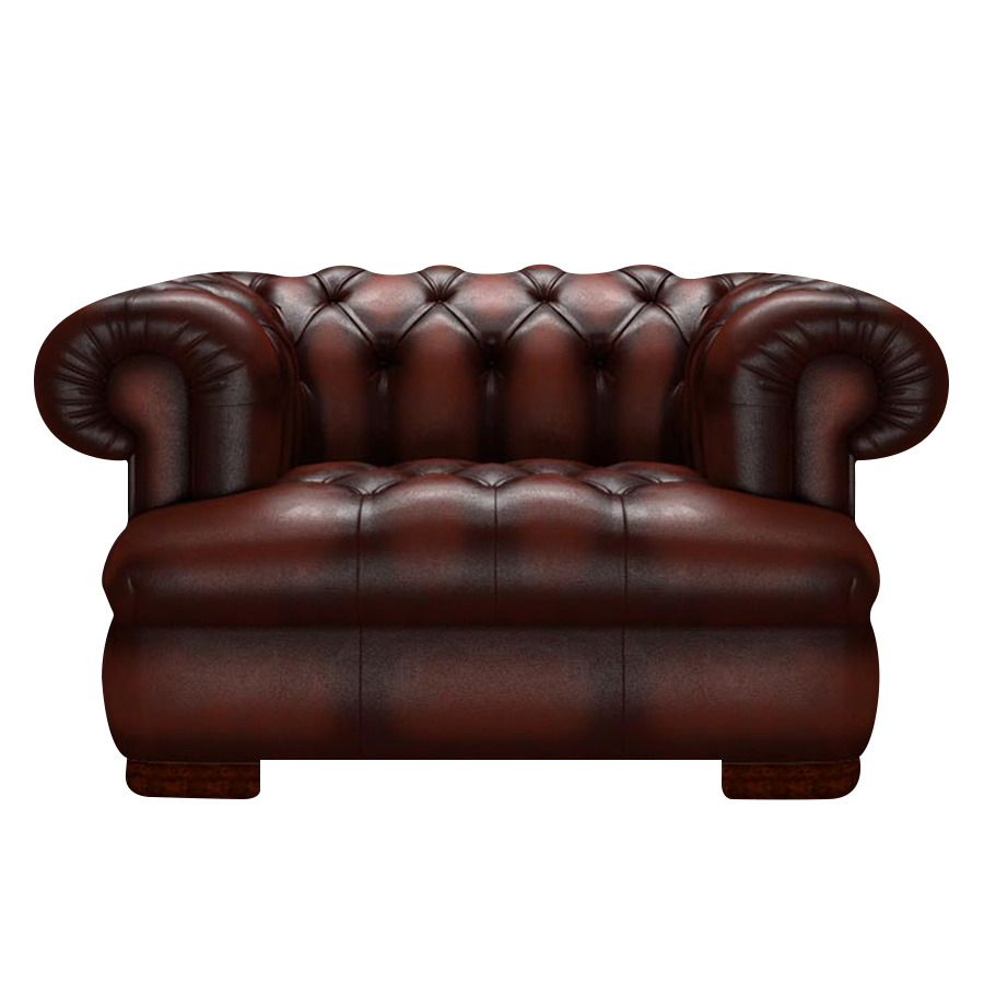 Drake Chesterfield Fåtölj Antique Chestnut