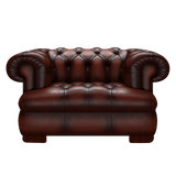 Drake Chesterfield Fåtölj Antique Chestnut
