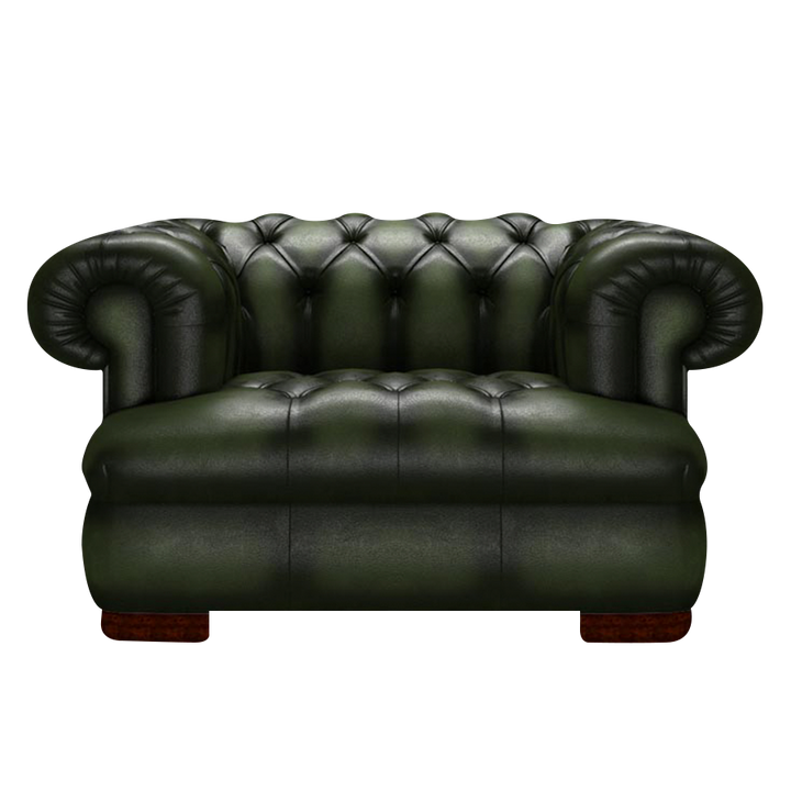 Drake Chesterfield Fåtölj Antique Green