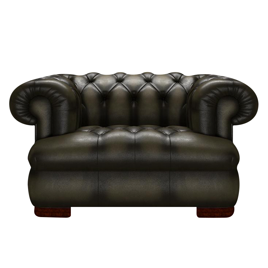 Drake Chesterfield Fåtölj Antique Olive