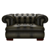 Drake Chesterfield Fåtölj Antique Olive
