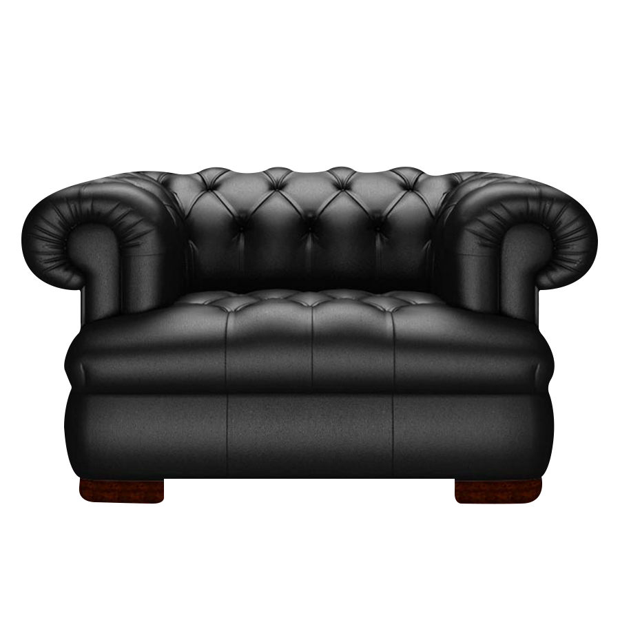 Drake Chesterfield Fåtölj Birch Black