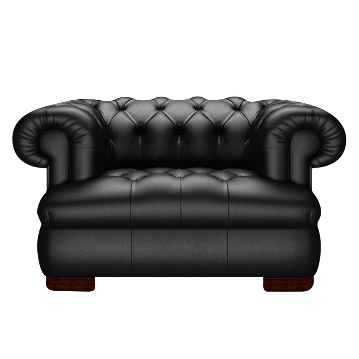 Drake Chesterfield Fåtölj Birch Black