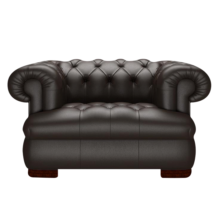 Drake Chesterfield Fåtölj Birch Brown