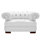 Drake Chesterfield Fåtölj Birch White