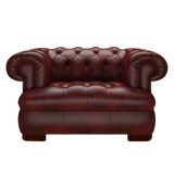 Drake Chesterfield Fåtölj Etna Red