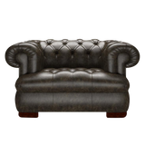 Drake Chesterfield Fåtölj Old English Alga