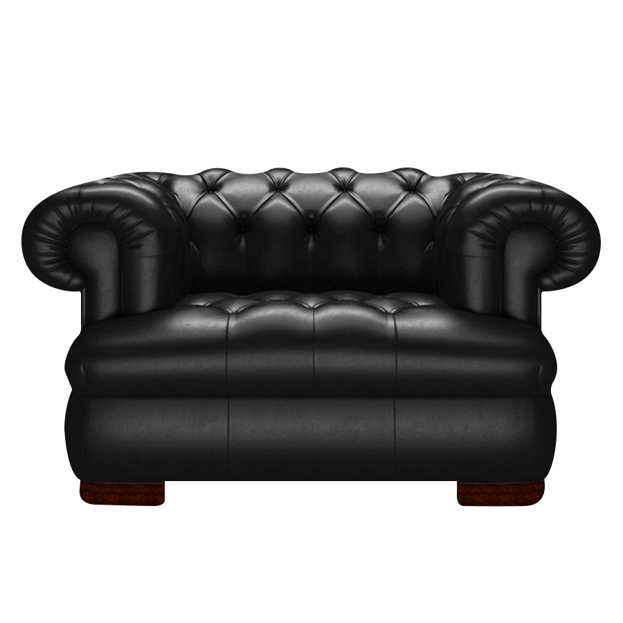 Drake Chesterfield Fåtölj Old English Black