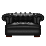 Drake Chesterfield Fåtölj Old English Black