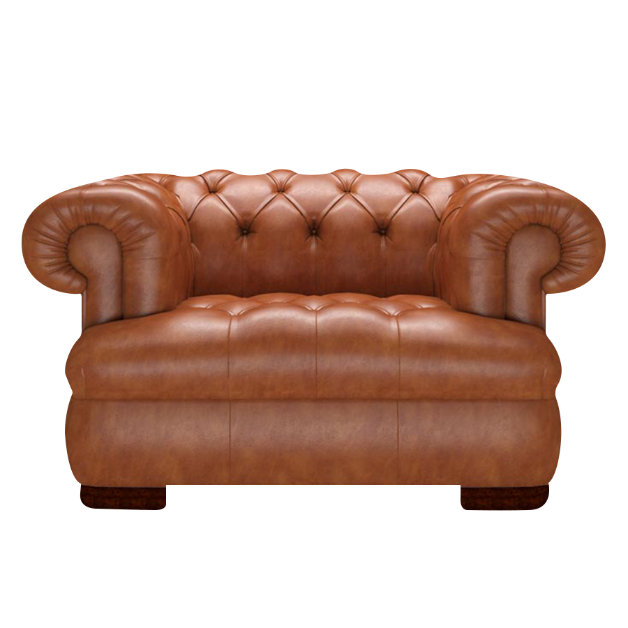 Drake Chesterfield Fåtölj Old English Bruciato