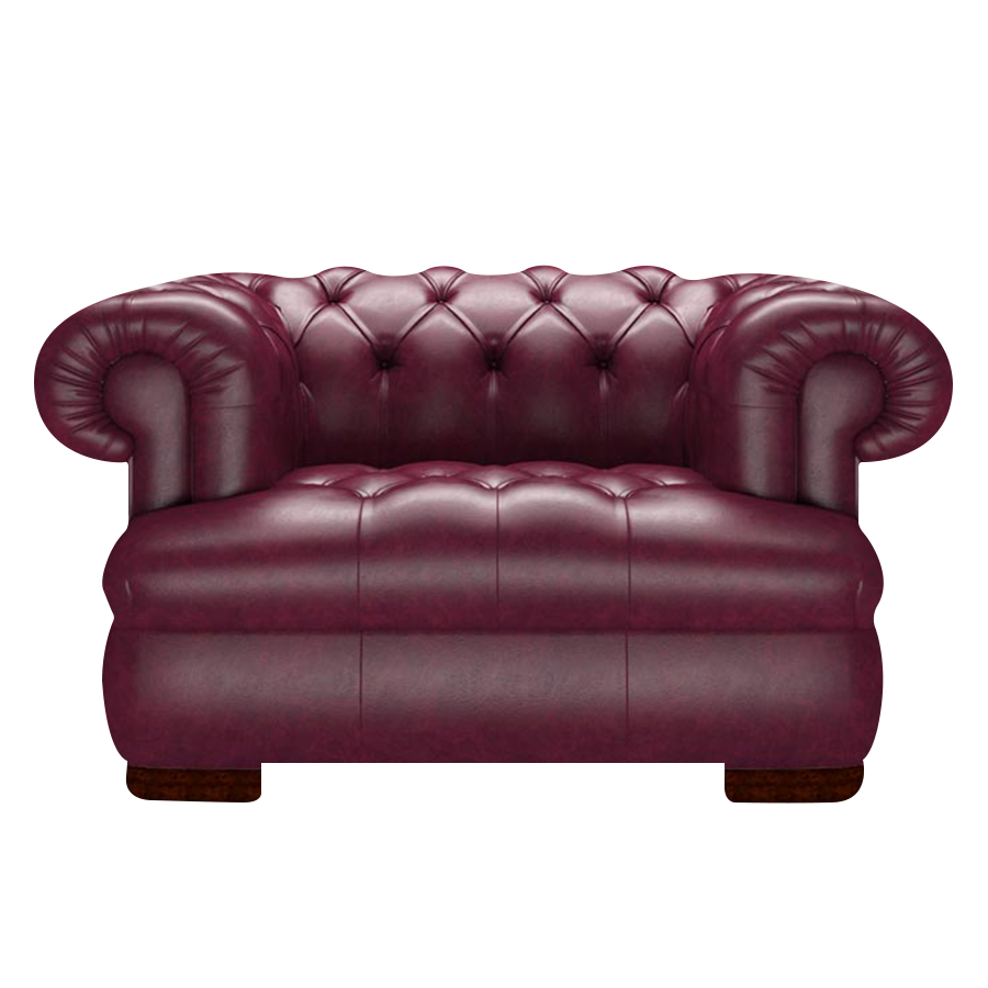 Drake Chesterfield Fåtölj Old English Burgundy