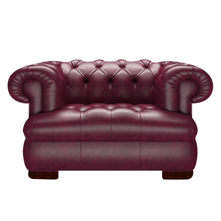 Drake Chesterfield Fåtölj Old English Burgundy