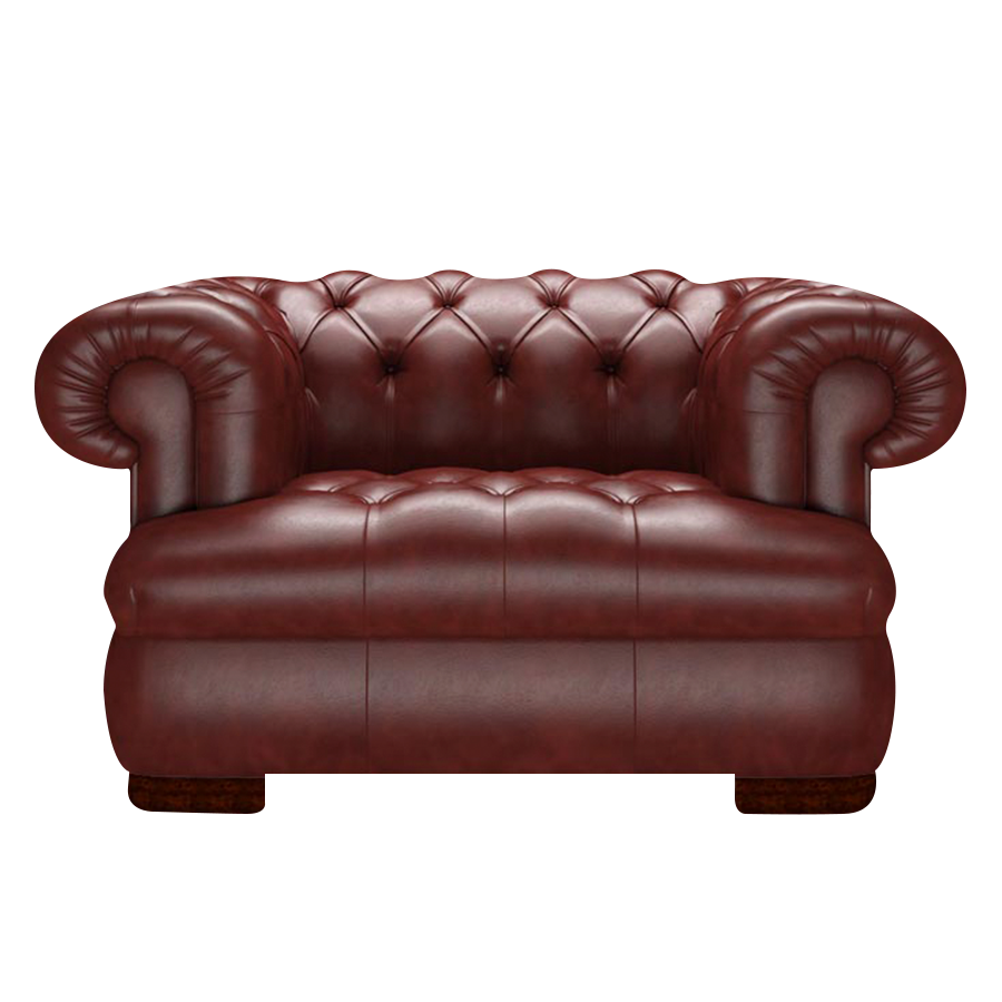 Drake Chesterfield Fåtölj Old English Chestnut