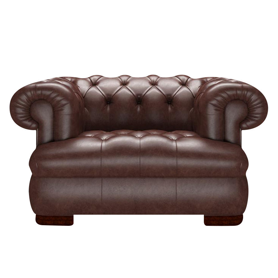 Drake Chesterfield Fåtölj Old English Dark Brown