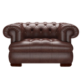 Drake Chesterfield Fåtölj Old English Dark Brown