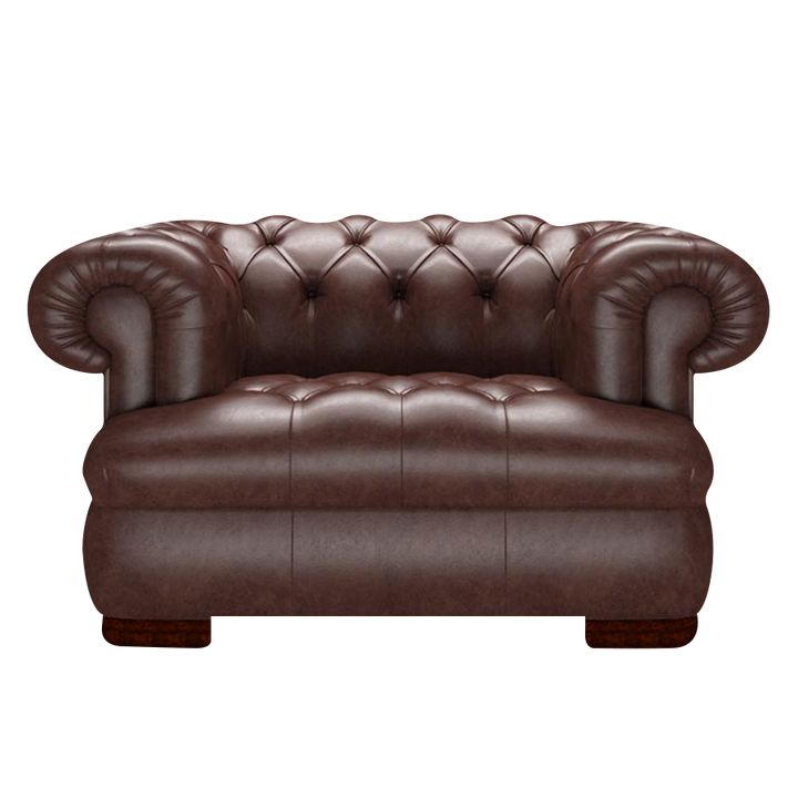 Drake Chesterfield Fåtölj Old English Dark Brown