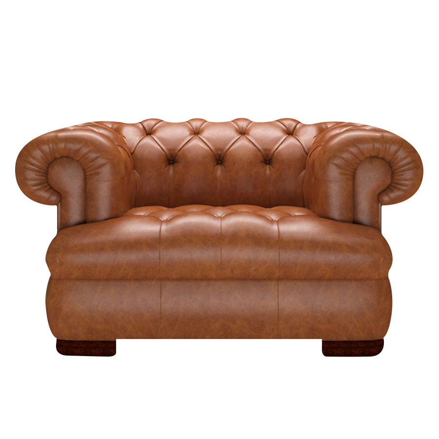 Drake Chesterfield Fåtölj Old English Saddle